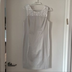 🆕 Etcetera Silver Sequin Cocktail Dress